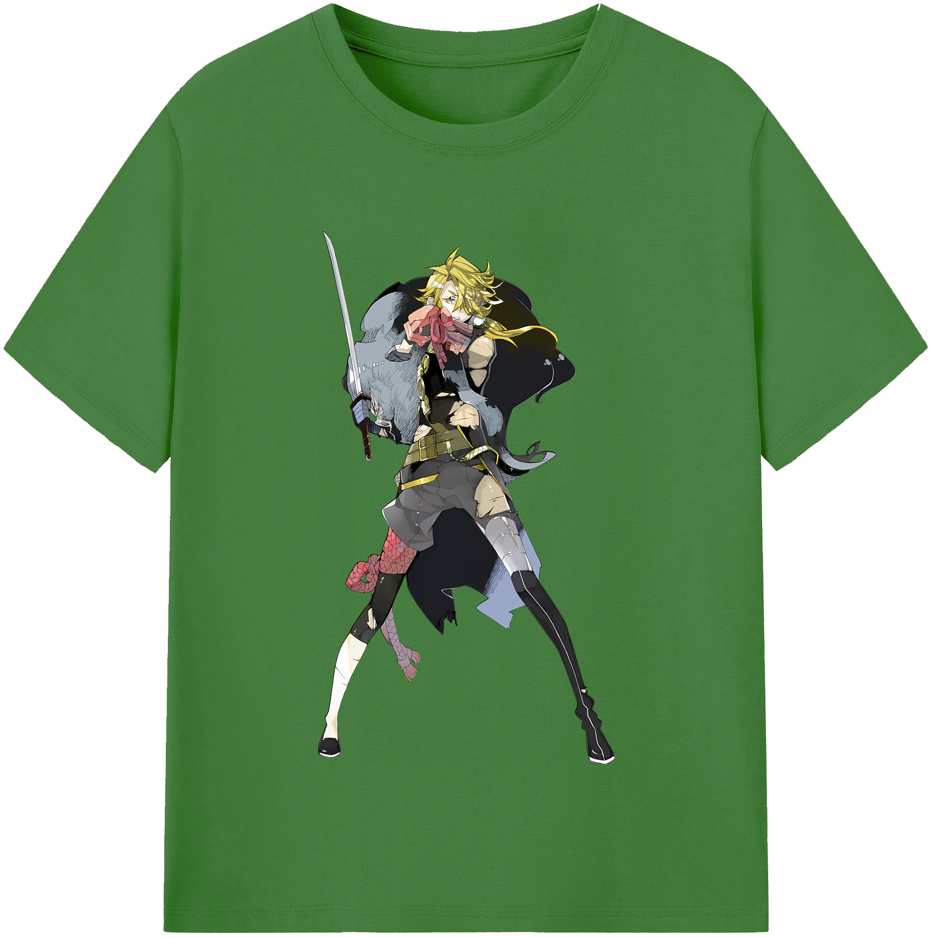 （画像用） 刀剣乱舞 Touken Ranbu レディースカジュアルプリントTシャツ（綿100％）